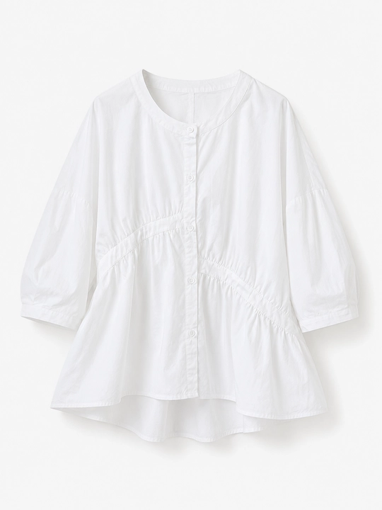 Erkin ayollar ko‘ylagi, yeng 3/4, katta o‘lchamlar XL–5XL — ELLY FASHION