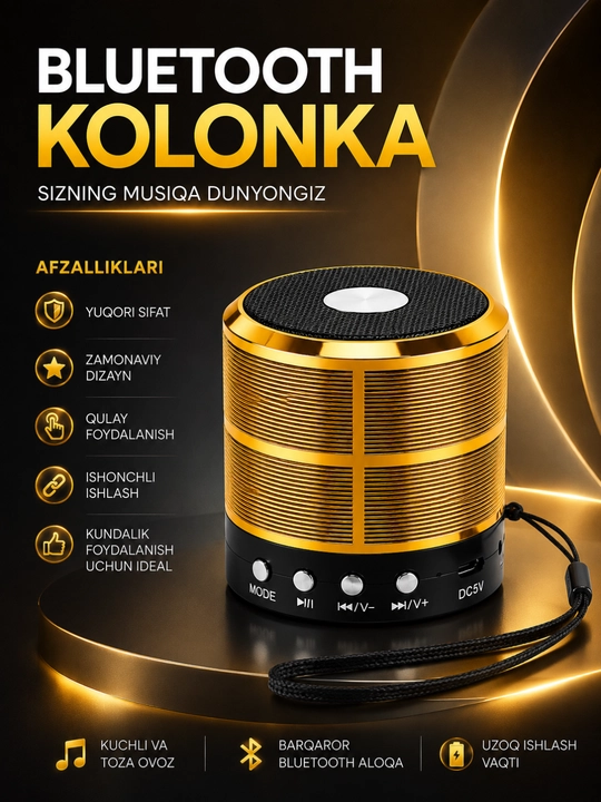 FM, USB, TF, AUX simsiz karnayli WS-887 portativ Bluetooth karnay - 