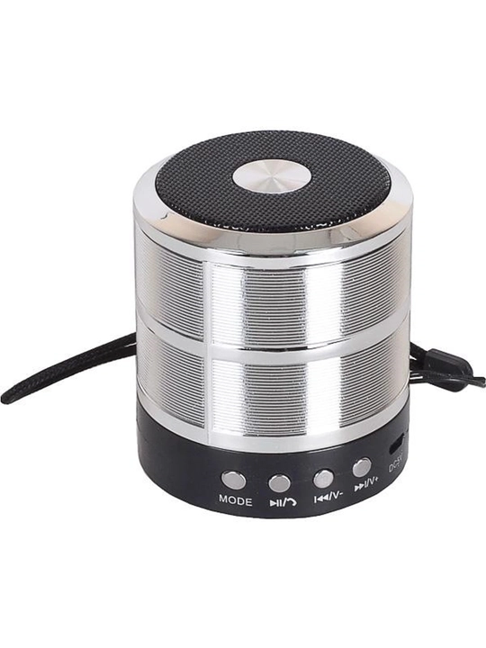 FM, USB, TF, AUX simsiz karnayli WS-887 portativ Bluetooth karnay