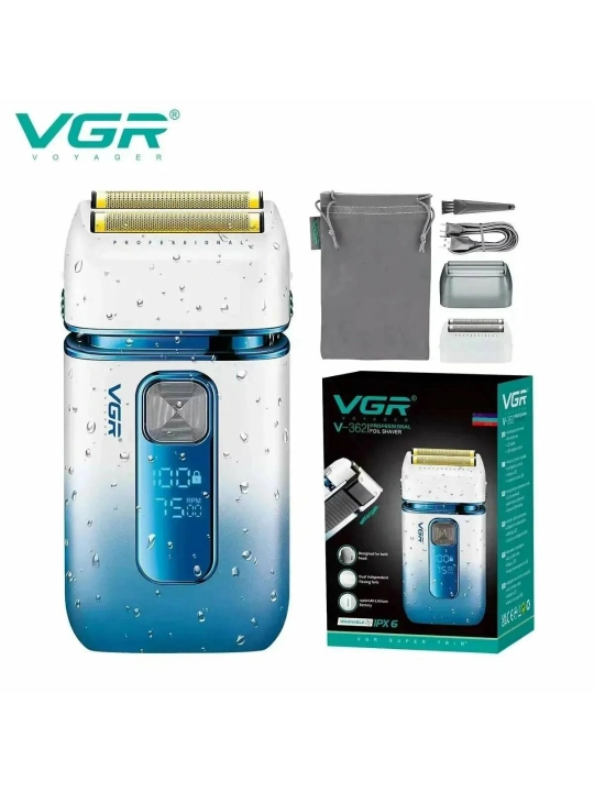 VGR V-362 Professional — professional to‘rsimon elektr britvasi - 