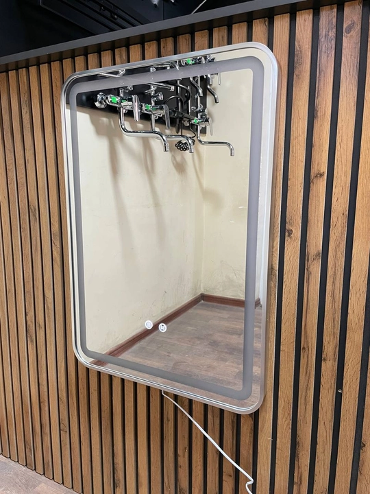 Зеркало для ванной HAYAL LED 50×70 см, сенсорное, с подогревом (Anti Fog), настенное