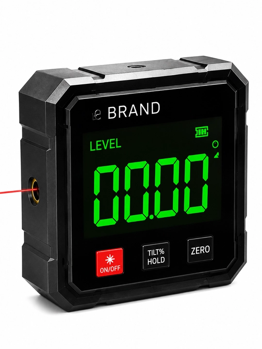 Lazer darajasi, Raqamli elektron daraja magnitli, qurilish burchak o‘lchagich instrument