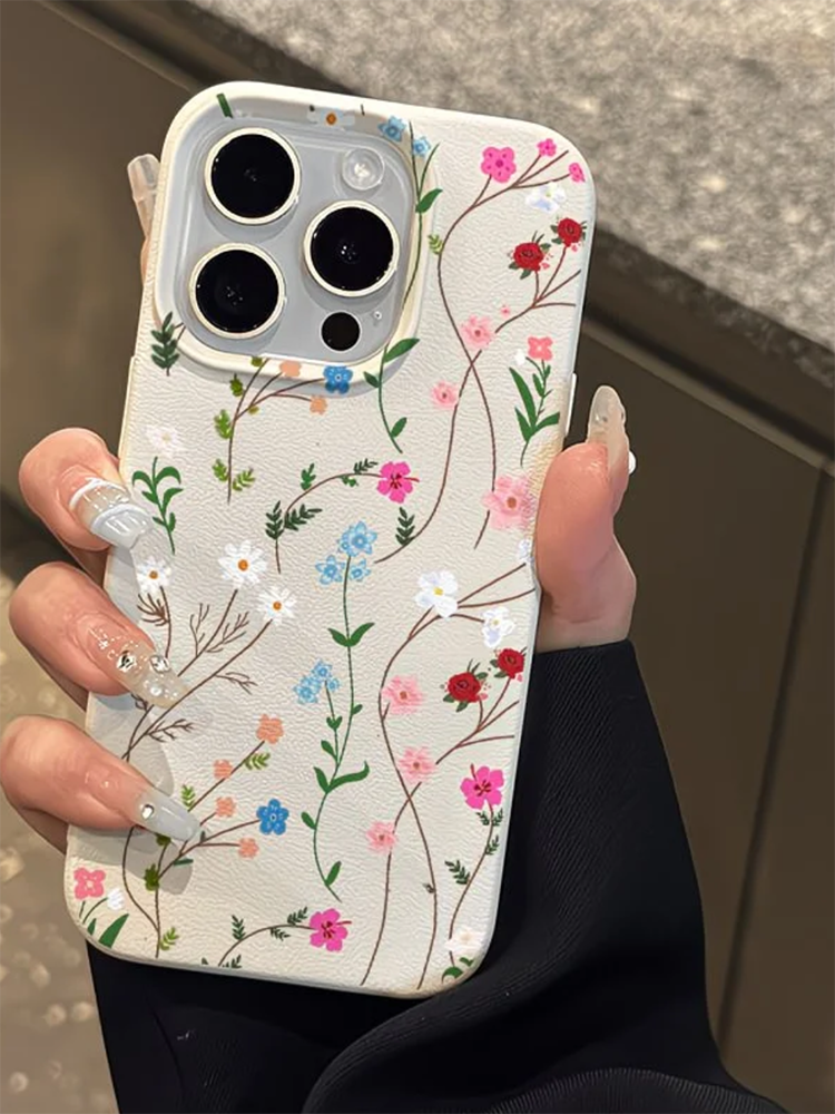 IPhone uchun nafis gulli oq g‘ilof - 