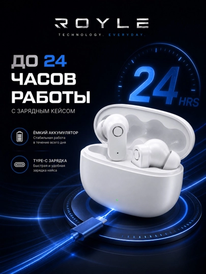 Simsiz quloqchinlar T6 Bluetooth 5.3 ENC Hi-Fi, zaryadlash qutisi