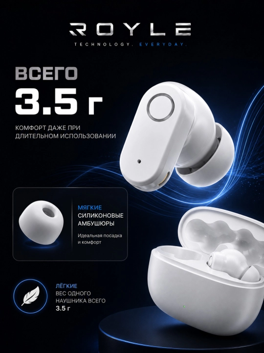 Simsiz quloqchinlar T6 Bluetooth 5.3 ENC Hi-Fi, zaryadlash qutisi