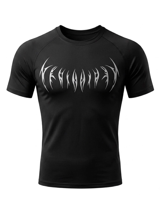 Мужской спортивный рашгард, компрессионная футболка