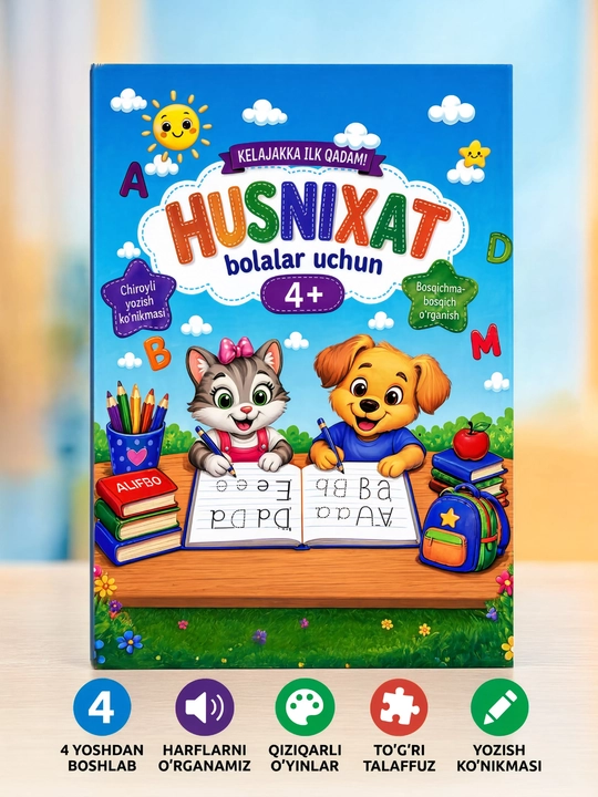 HUSNIXAT, bolalar uchun, kelejakka ilk qadam - 