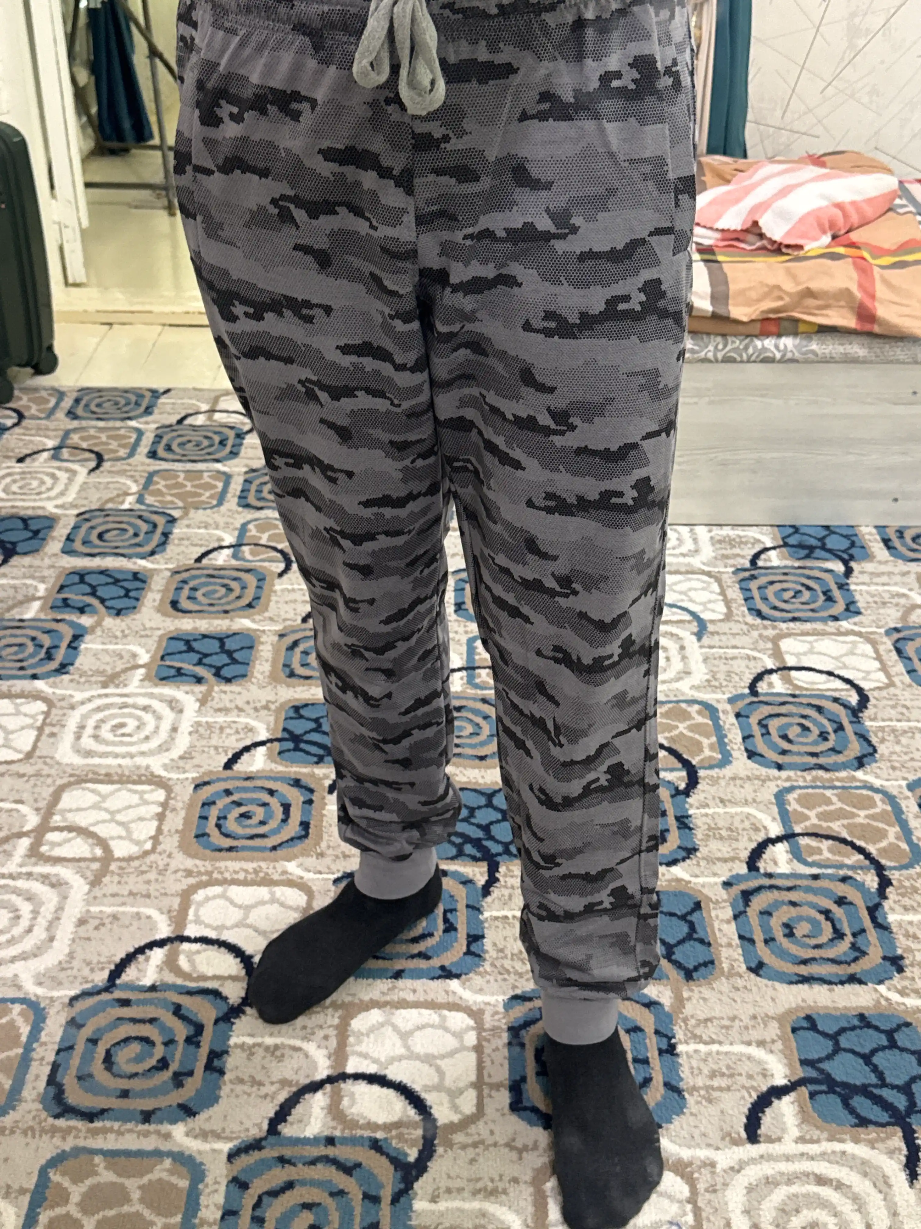 Erkaklar uchun sport shim (triko), jogger, klassik model, o‘lchamlar 48–66