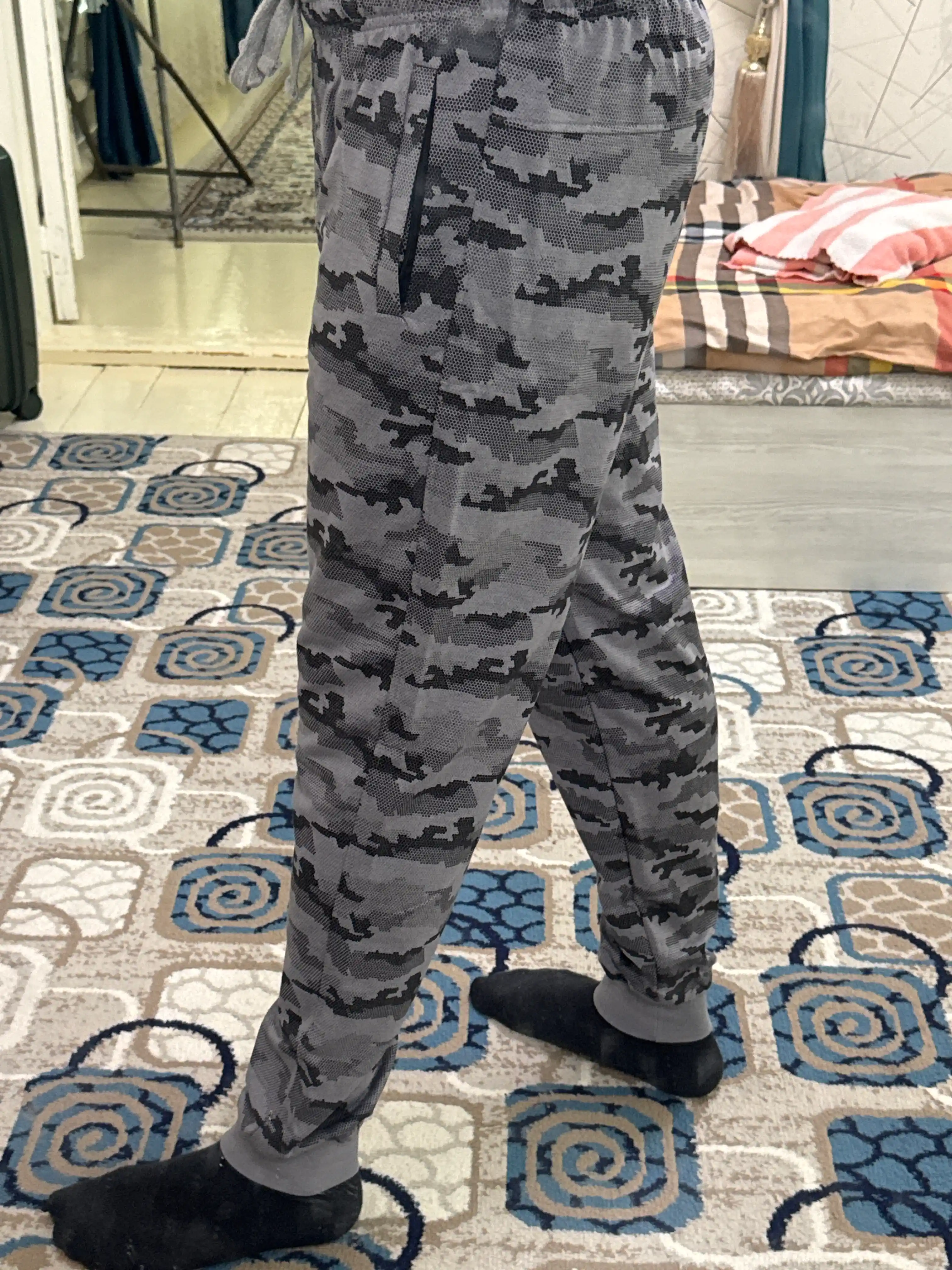 Erkaklar uchun sport shim (triko), jogger, klassik model, o‘lchamlar 48–66