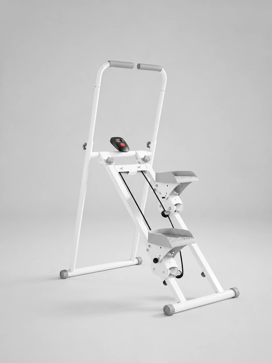 Mini stepper trenajyori tutqich va elektron hisoblagich bilan