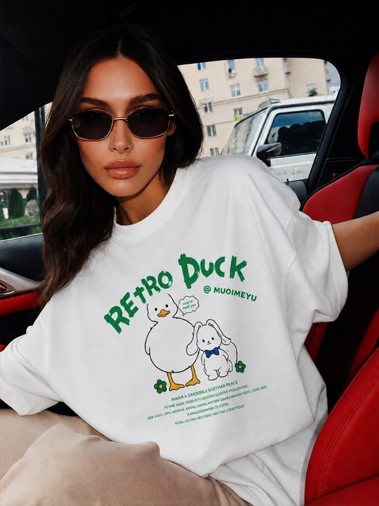 Женская oversize футболка - 