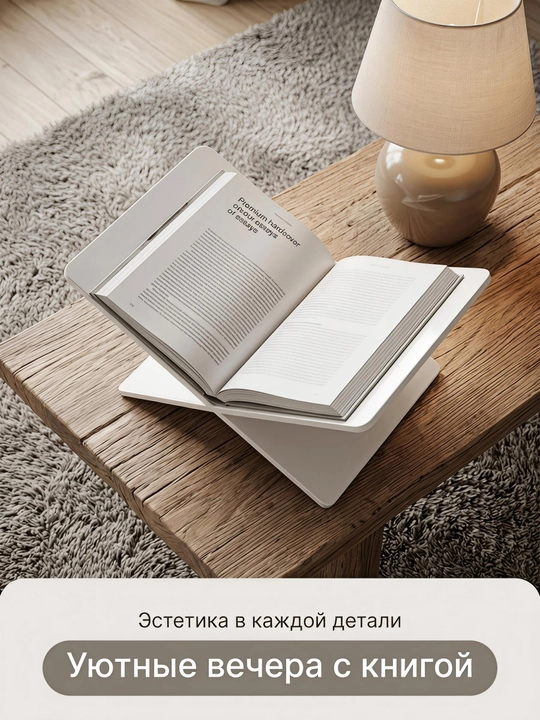 X-shaklidagi akril podstavka, kitob va planshet uchun stend, o‘quv va ish stoli jihozi