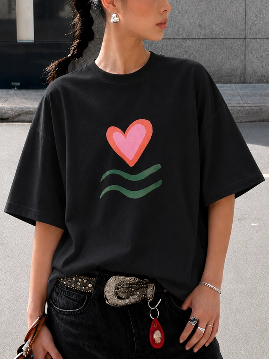 Женская oversize футболка - 