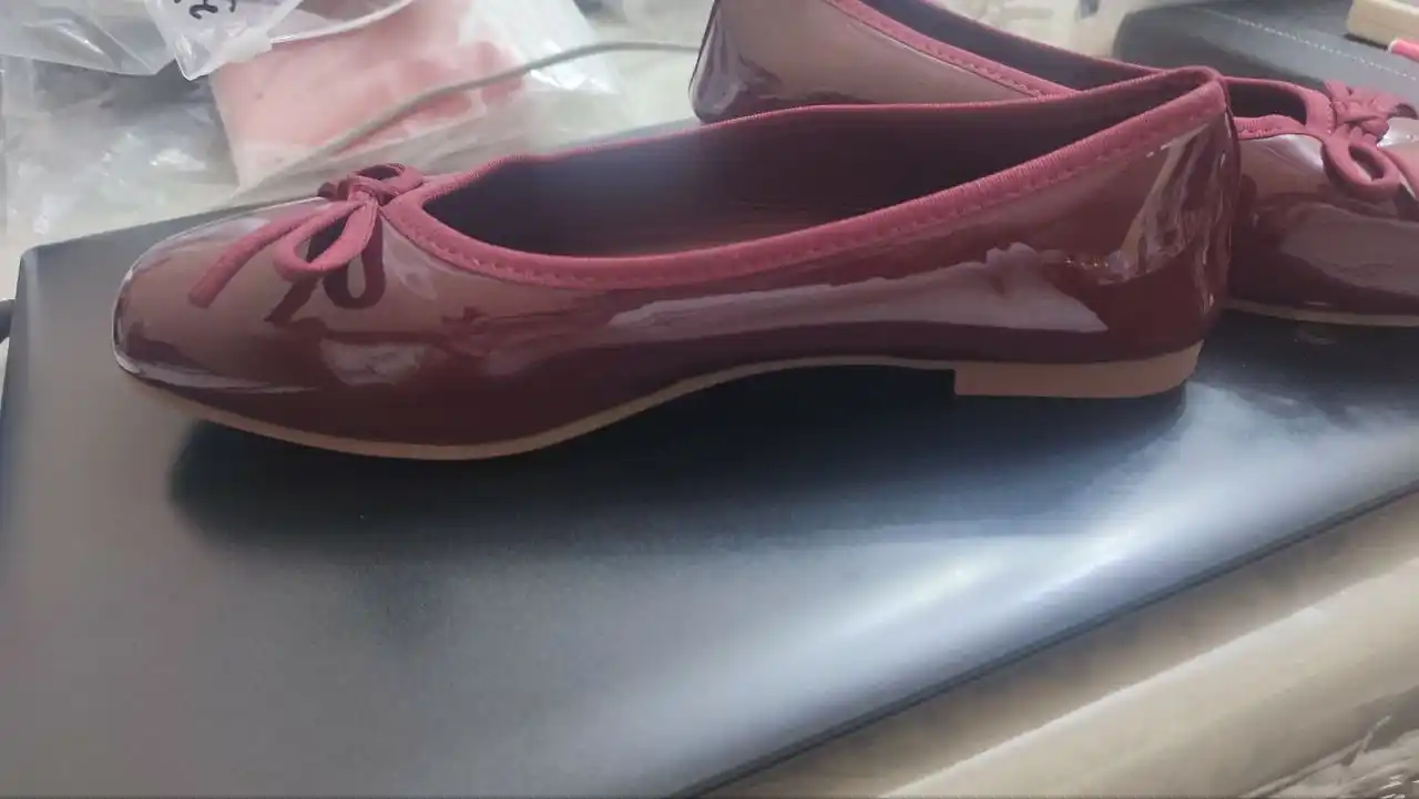 Женские балетки из мягкой и легкой кожи EVA с бантом, Zara Модель 3 разных цветов
