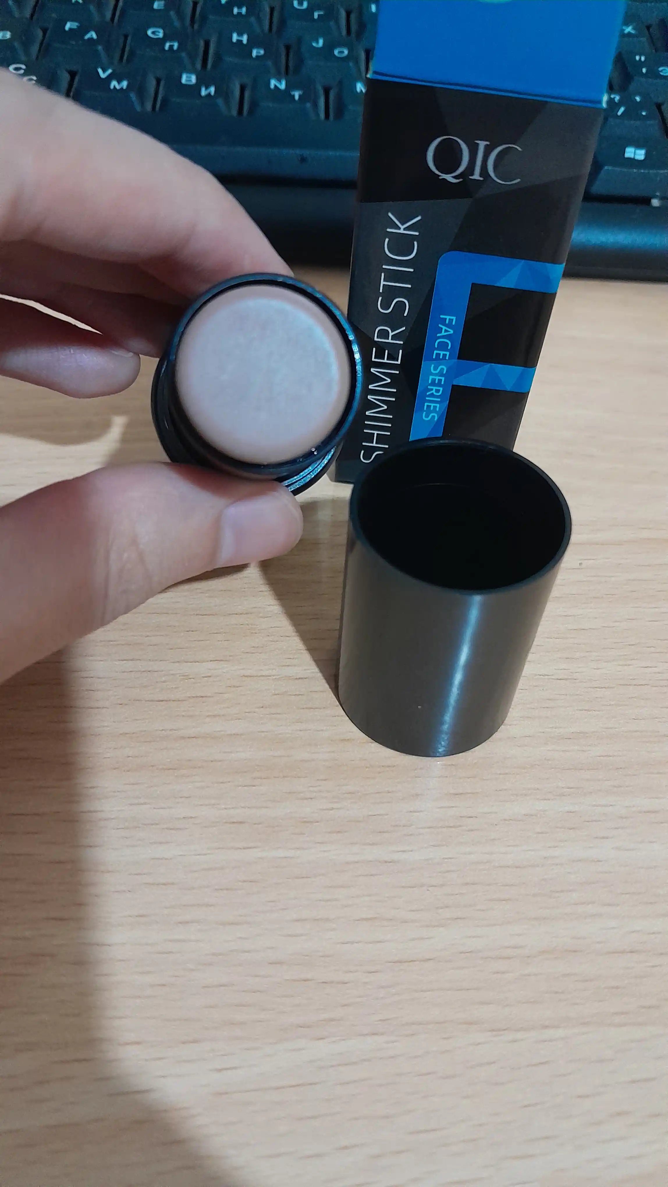 Контуринг стик QIC Shimmer Stick кремовый консилер бронзер хайлайтер 3в1 набор для лица