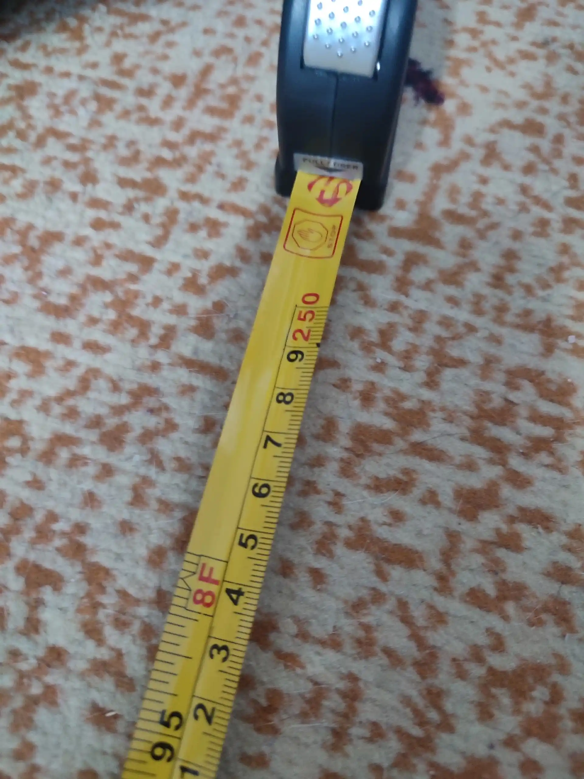 Ko'p funksiyali qurilish lazer darajasi, chizg'ich va 2,5 m lenta bilan, nivelir