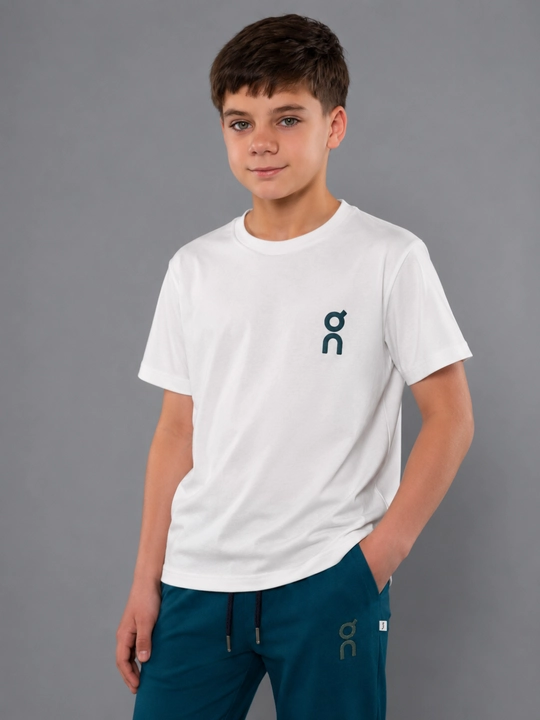 O‘g‘il bolalar uchun trikotaj futbolka va shim to‘plami, kundalik sport kiyimi, 8-15 yosh