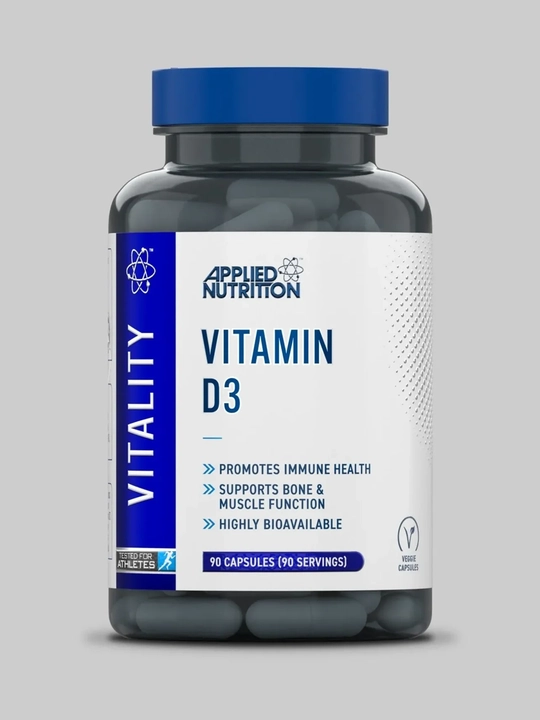 Applied Nutrition Vitamin D3 3000 IU, D3, 90 kapsula