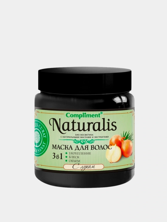 Murch, keratin va o‘sma moyi bilan sochlarni mustahkamlash va o‘stirish uchun niqob, Compliment, 500 ml