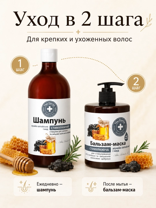Шампунь для волос The Doctor, против выпадения и для укрепления, 5 видов, 1000 мл