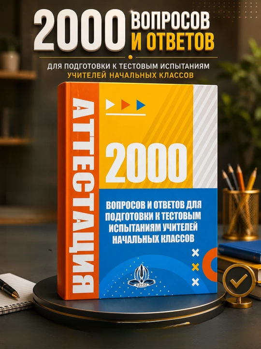 Книга 2000 вопросов и ответов для подготовки учителей начальных классов к тестам - 