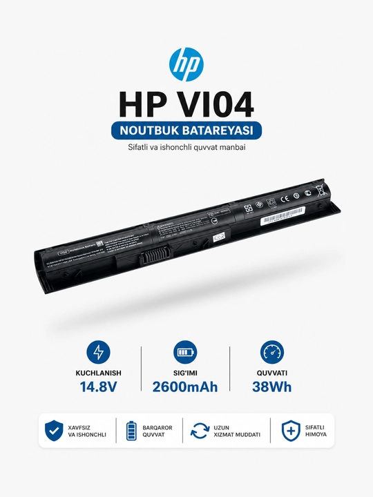 HP VI04 450 G2 noutbuk batareyasi - 