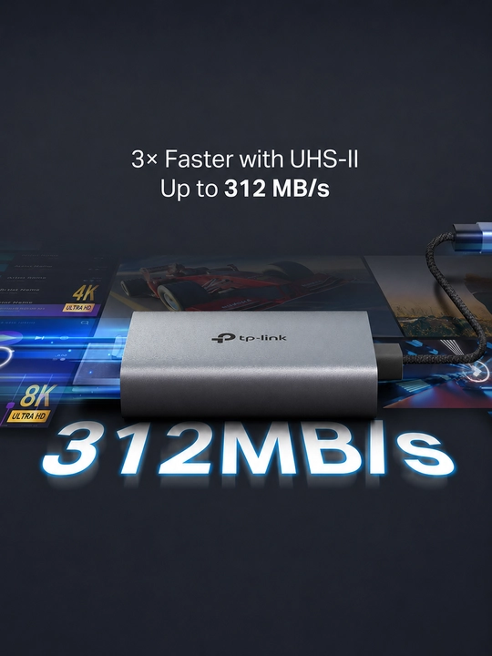 Картридер USB 3.0 Type-С со слотами SD / microSD 4.0 card reader