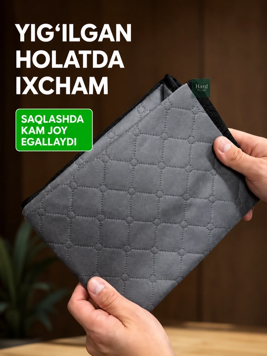 Kiyim-kechaklar, buyumlar va yopinchiqlar saqlash uchun quti (buklanadigan organayzer)