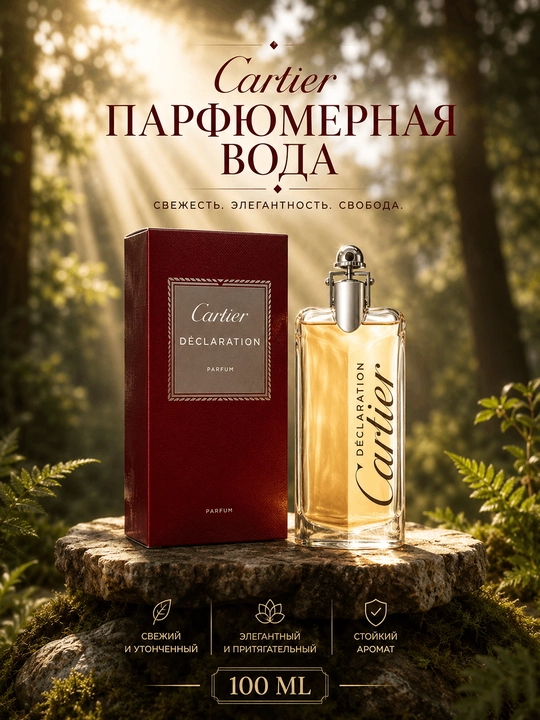 Cartier Xushbo'ylanga suv, tindirgich, 100 мл - 