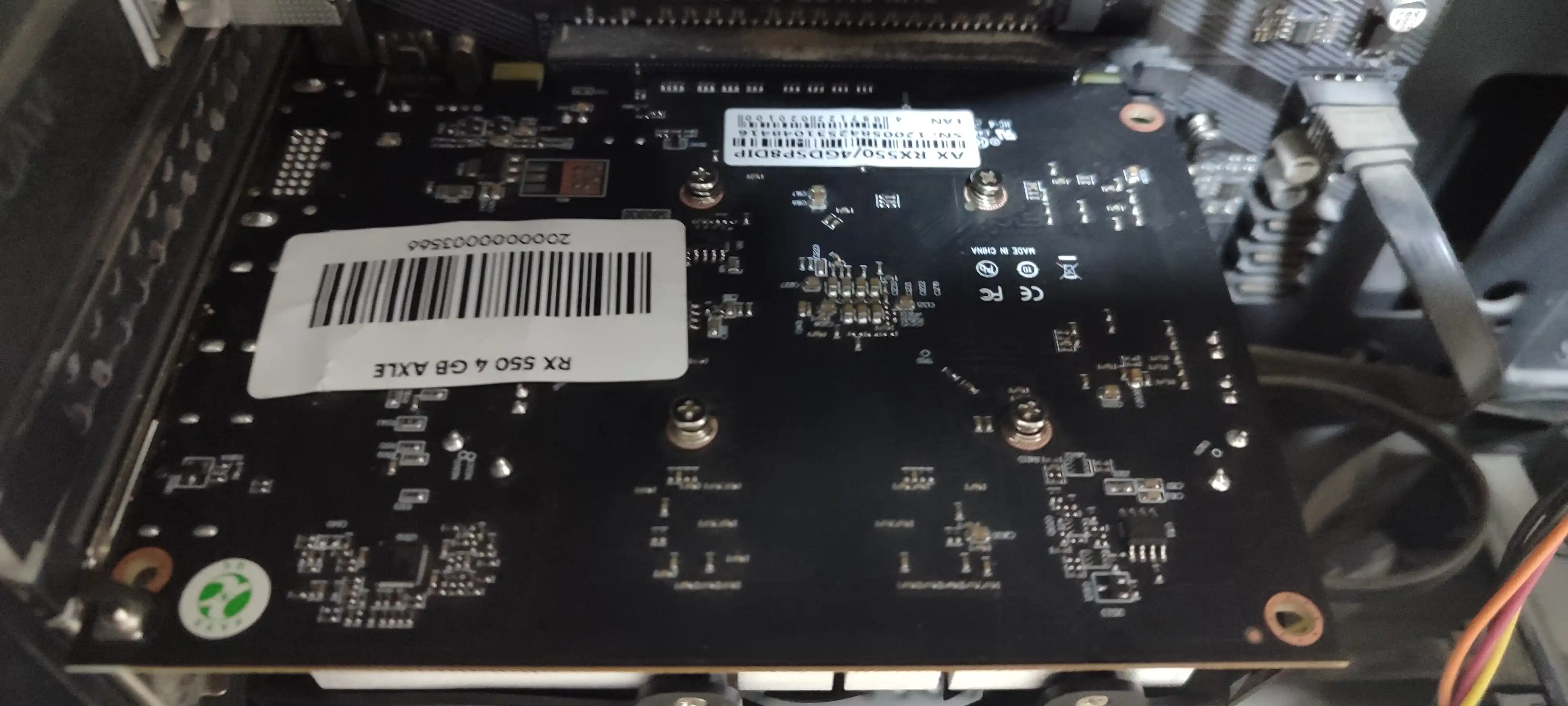 Игровая видеокарта AXLE RX 580, 8 ГБ, 2048SP, 256Bit, GDDR5, для ПК, HDMI, DP