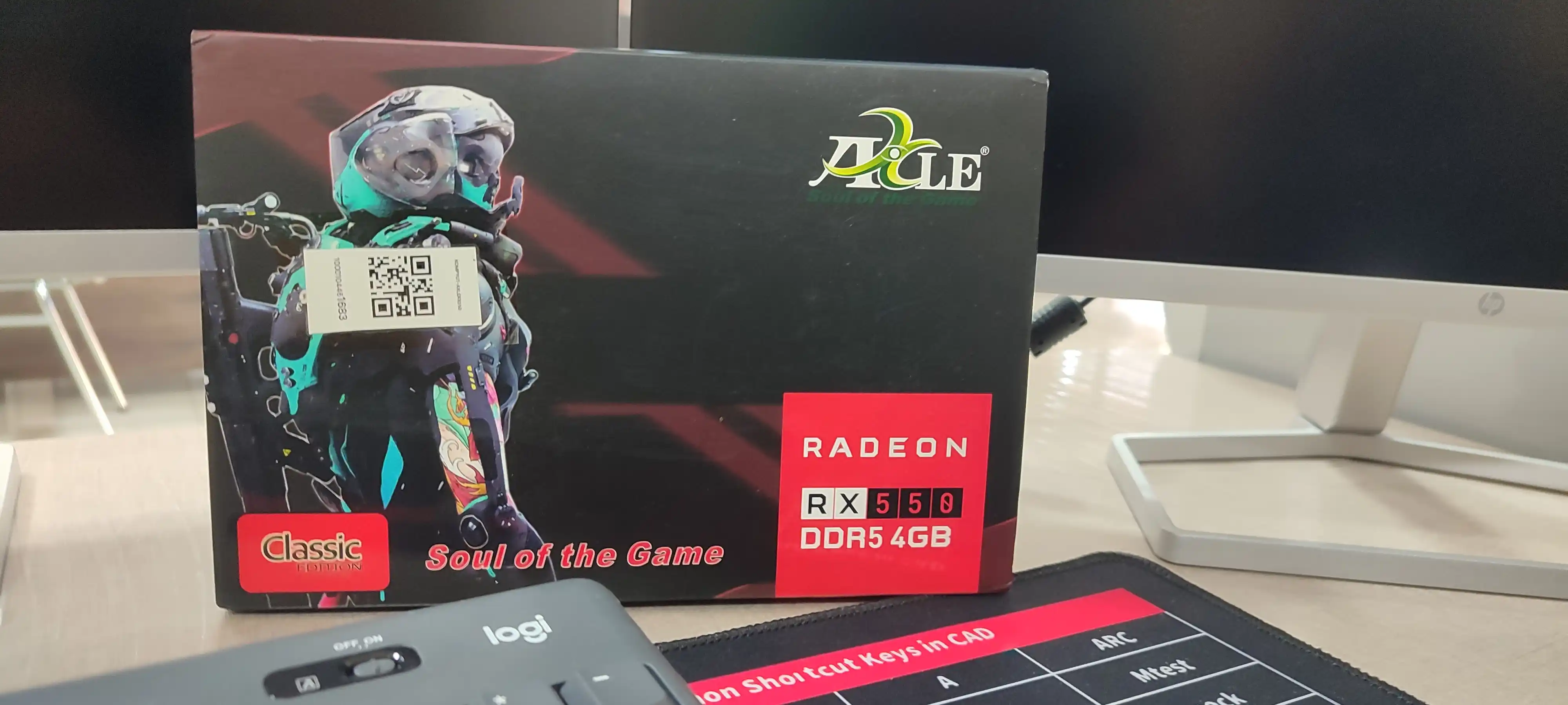 Игровая видеокарта AXLE RX 580, 8 ГБ, 2048SP, 256Bit, GDDR5, для ПК, HDMI, DP