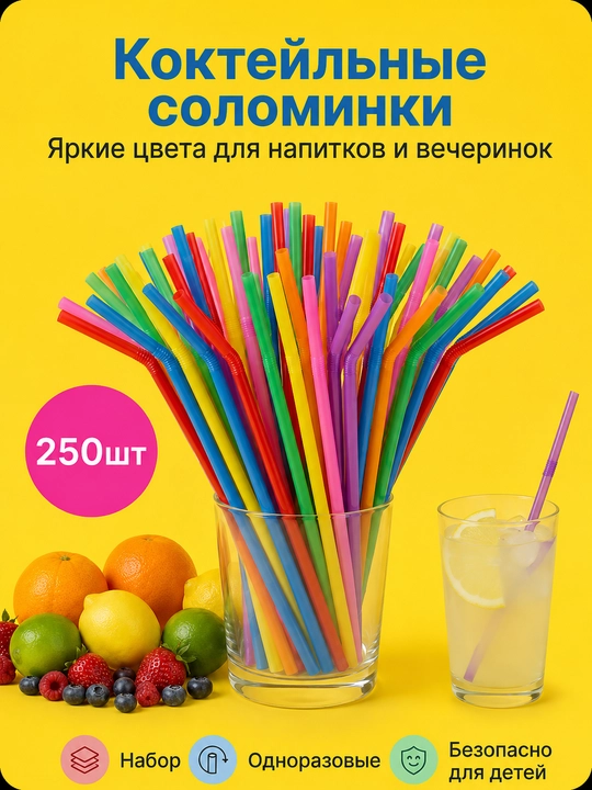 Turbichkalar plastik naychalar kafe va restoran uchun - 