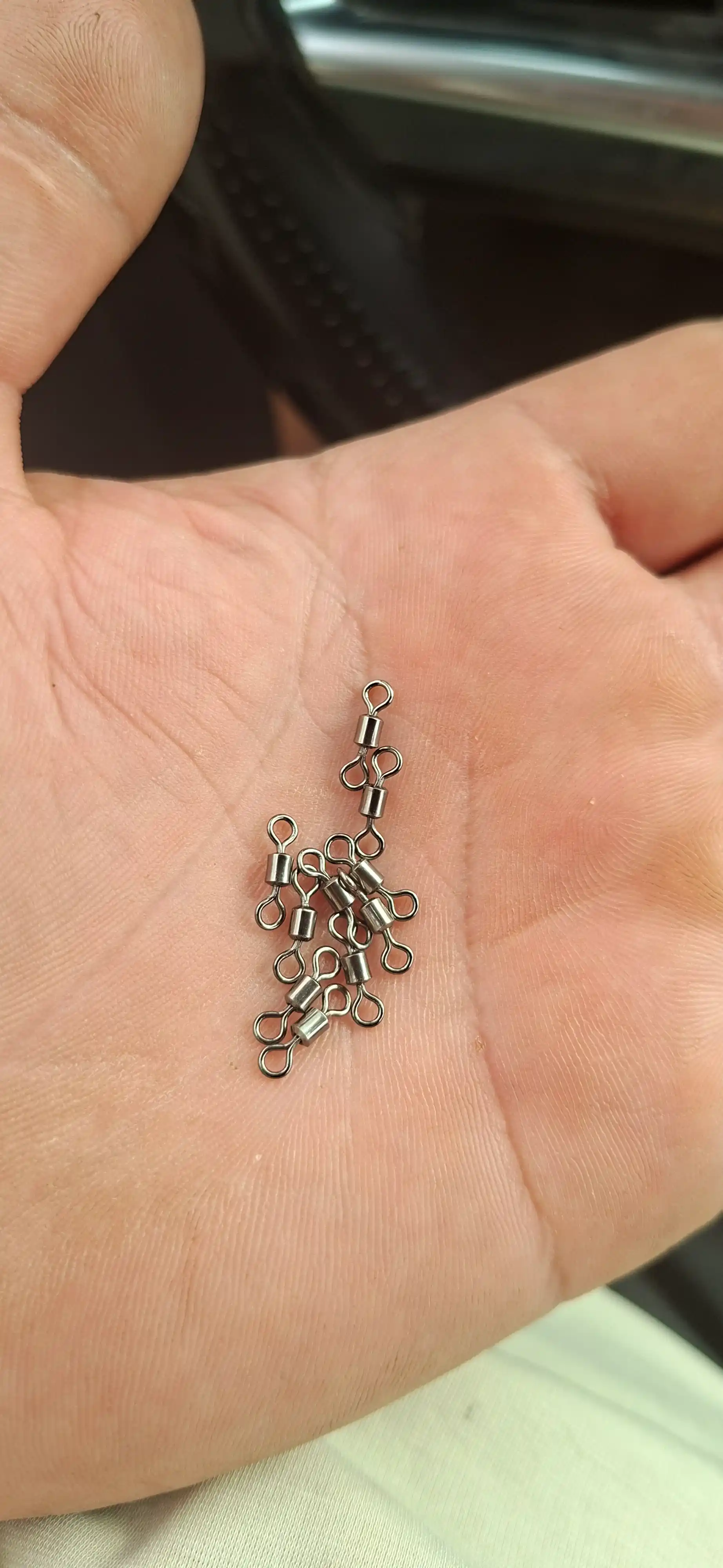 Baliq ovlash uchun vertlyug 10 dona – zanglamaydigan, spinning va feeder