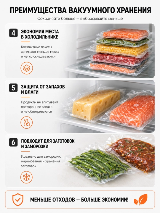 Вакууматор для хранения продуктов, запайщик пакетов, компактный, вакуумный упаковщик