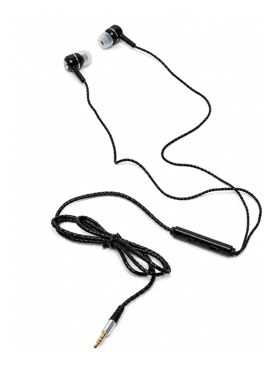 3.5 mm simli A8 quloqchinlar, Hi-Fi Stereo, mikrofonli, ovoz boshqaruvi