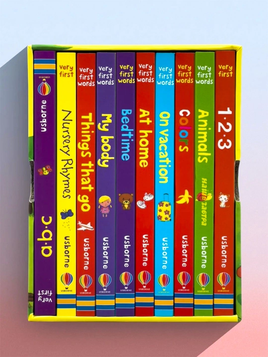 Baby Look and Learn 10 развивающих толстых книг для малышей