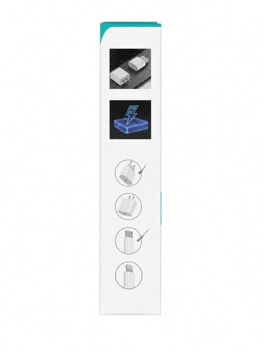 Сетевое зарядное устройство AEMAI CC12 с кабелем USB Type-C, Lighting 20 Вт