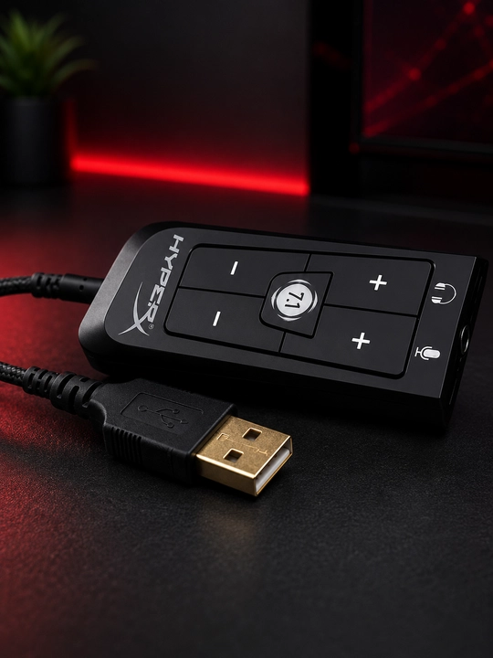 HyperX Cloud II Игровая гарнитура с микрофоном стерео для ПК PS5 Xbox Ноутбука
