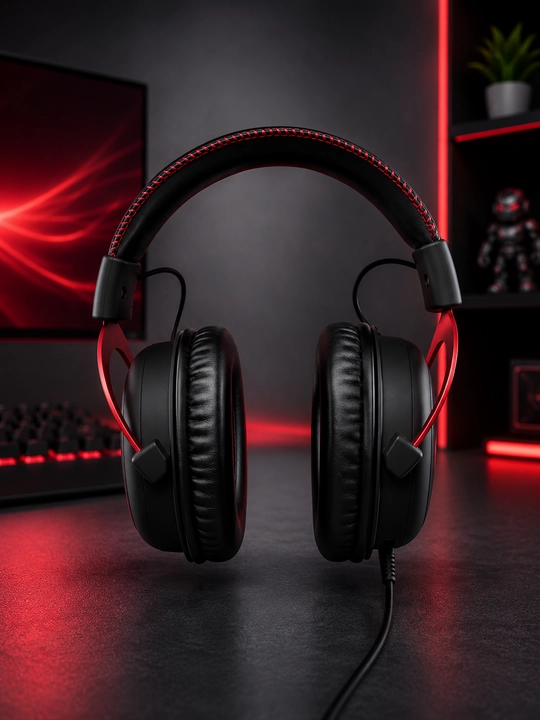 HyperX Cloud II Игровая гарнитура с микрофоном стерео для ПК PS5 Xbox Ноутбука