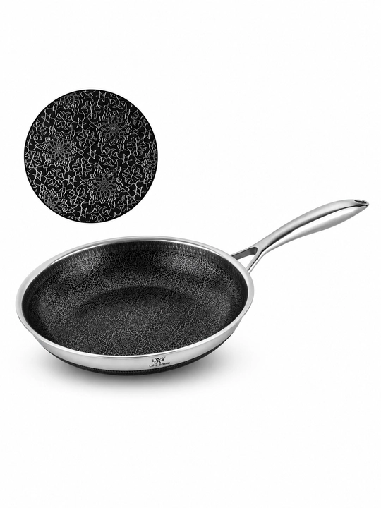 Life Smile Premium Non-Stick Po'lat Tova, Induksion uchun, 16/18/20/22/24/28 sm - 