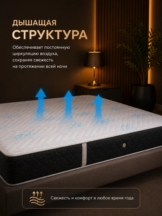 Ortopedik matras zavism prujina, 22 santimetr, 3 yil kafolat
