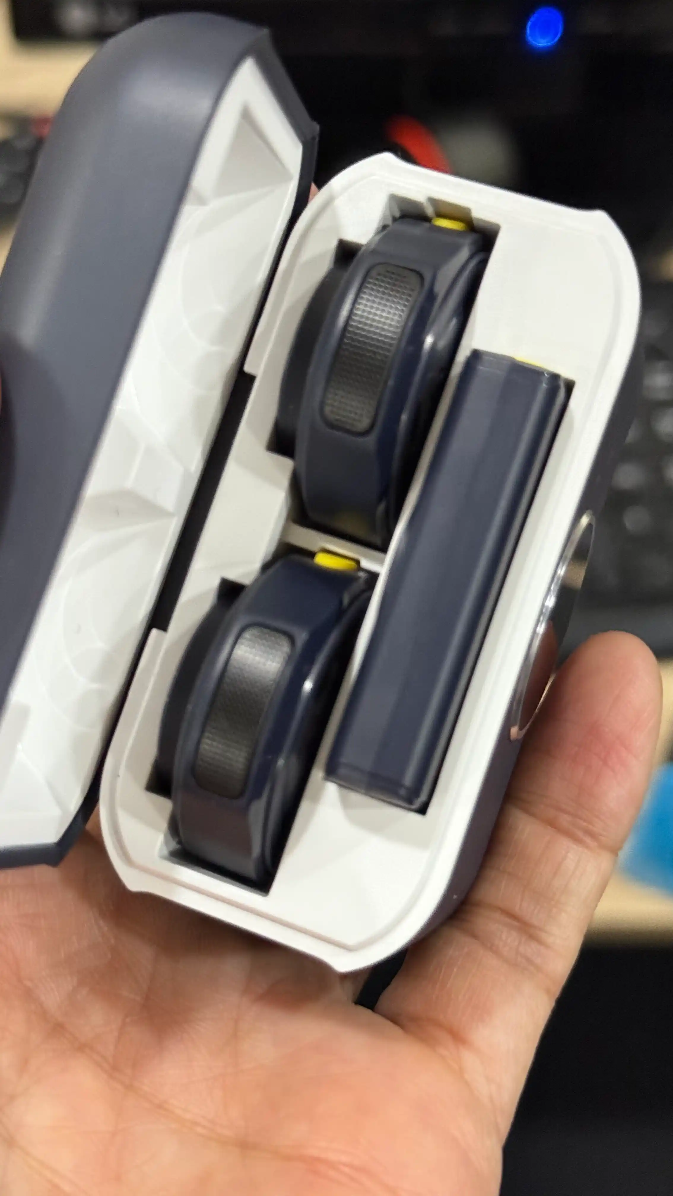 iPhone, Android uchun simsiz petlitsali mikrofon, kondensatorli