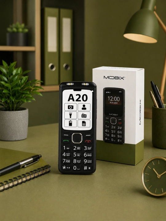 Mobix A20 knopkali telefoni
