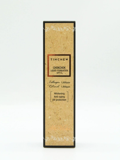 ChokChok SPF15 tusli kremi kollagen retinol namlantiruvchi No13 Light Beige tusli 110 g