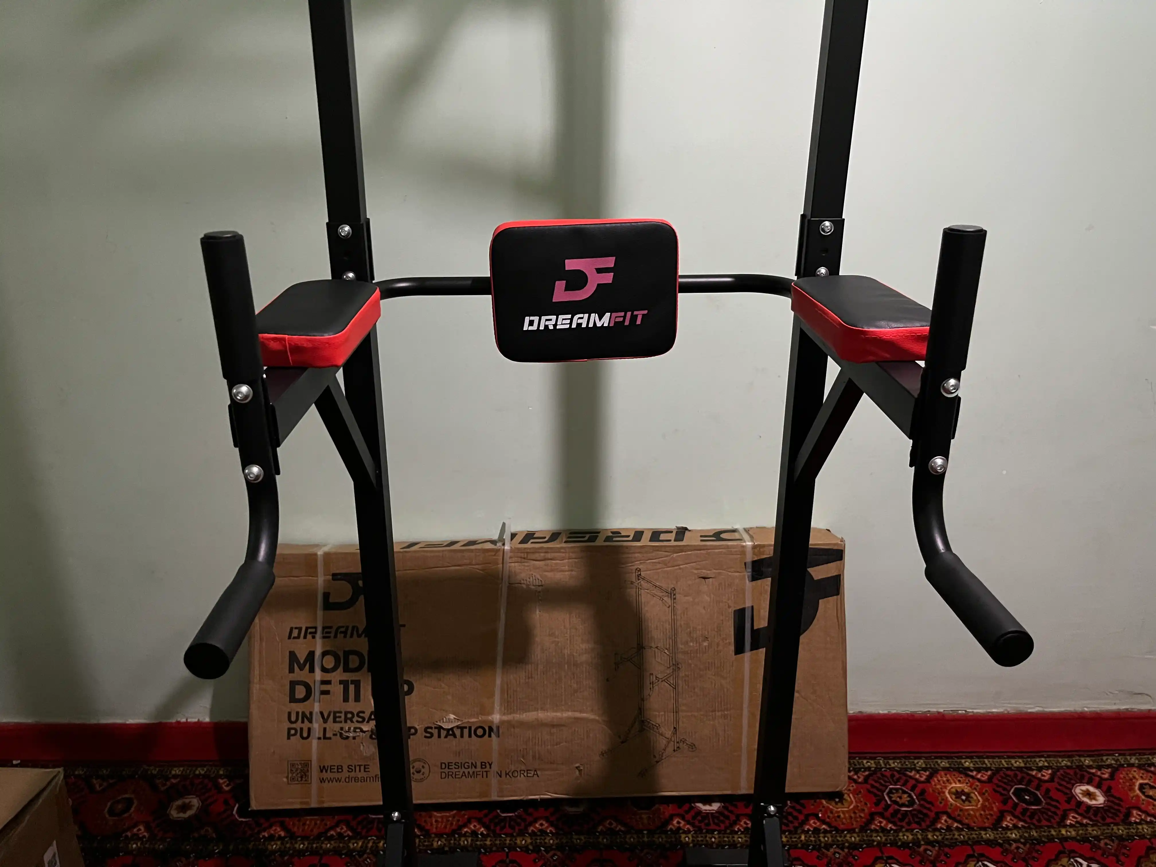 Turnik-brus DreamFit DF 11-12 UP yerga, polga qo‘yiladigan