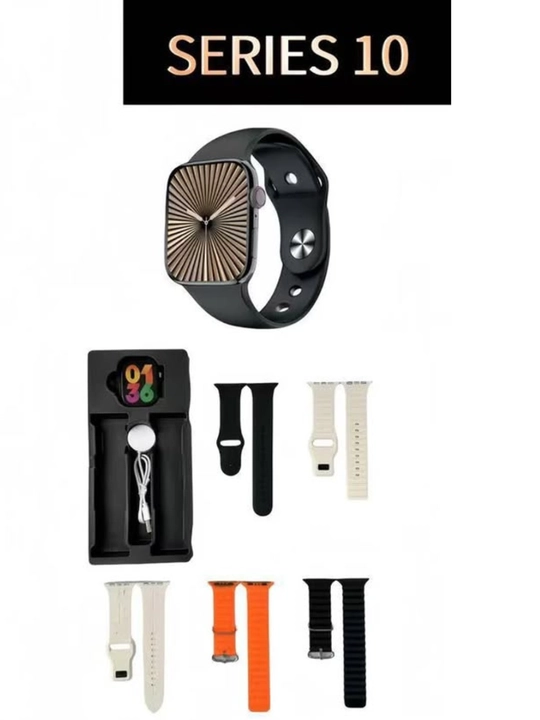 Смарт-часы MK39 Series 10 AMOLED, Bluetooth, мониторинг пульса и SpO, для Android и iPhone - 
