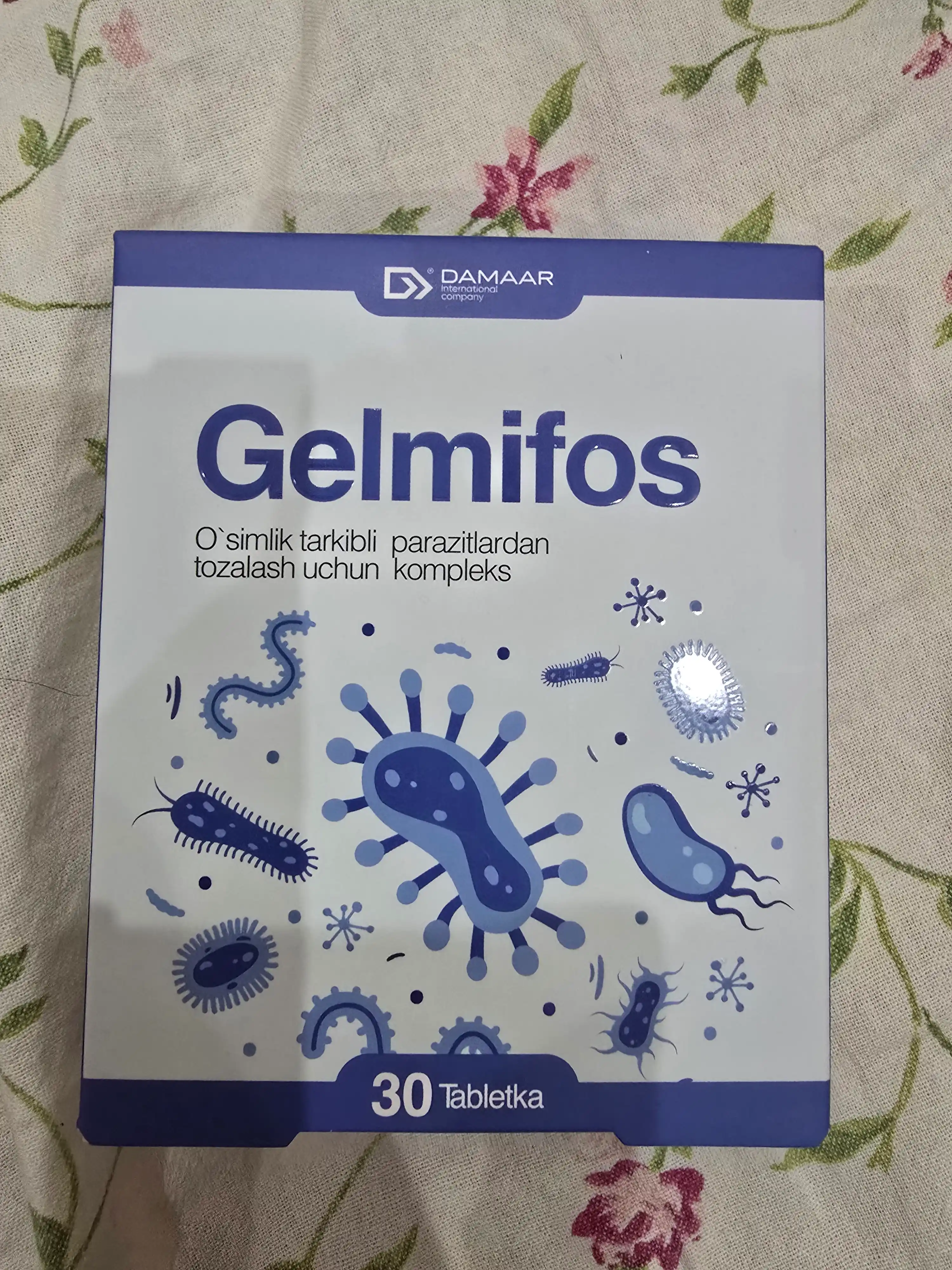 Gelmifos gijjalar va parazitlarga qarshi o‘simlik tabletkalar №30