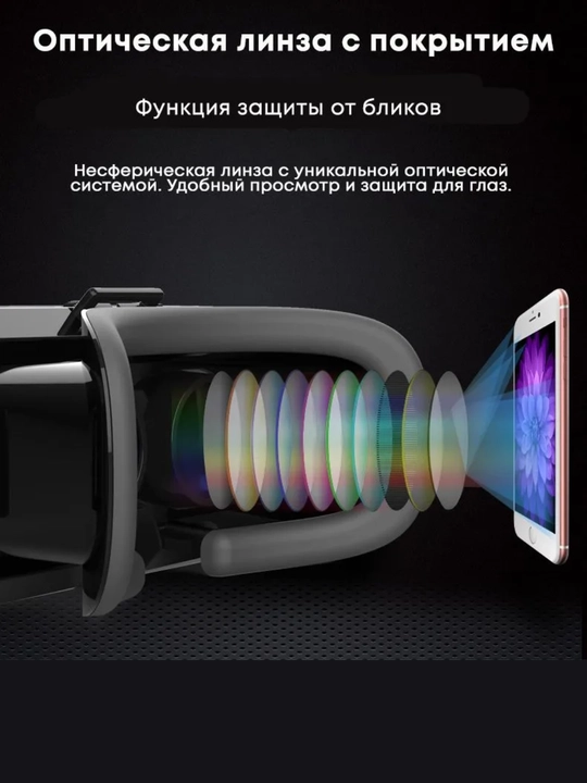 VR очки для смартфона; очки виртуальной реальности для телефона