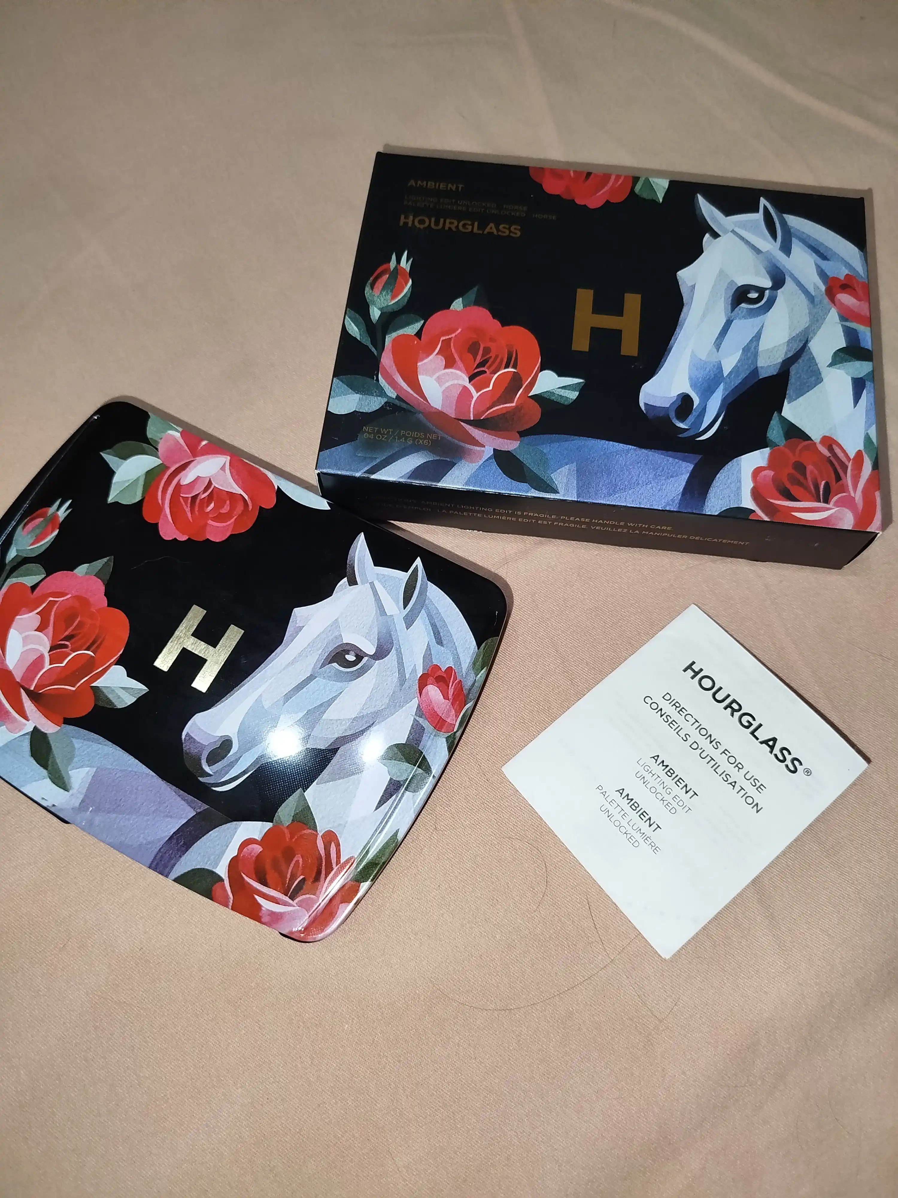 Hourglass Ambient Lighting Edit Unlocked Horse Palette, палетка для лица, 6 оттенков