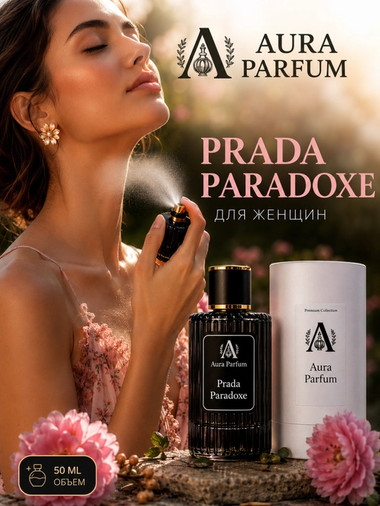 Духи женские Prada Paradoxe всесезонный парфюмы для женщин и отличные подарки - 